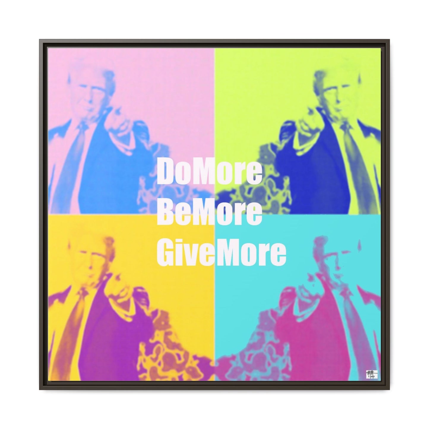 Trump 'Do More, Be More. Give More'  - Framed Canvas