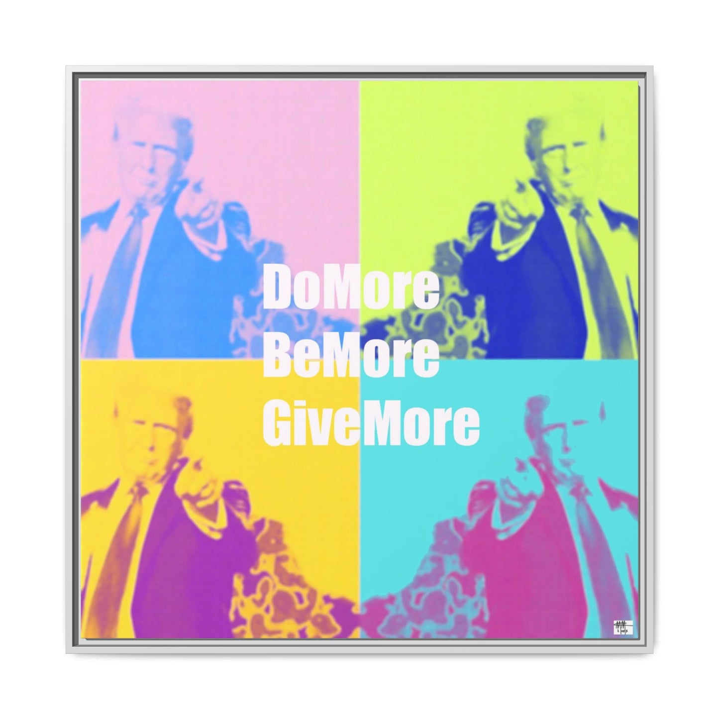 Trump 'Do More, Be More. Give More'  - Framed Canvas