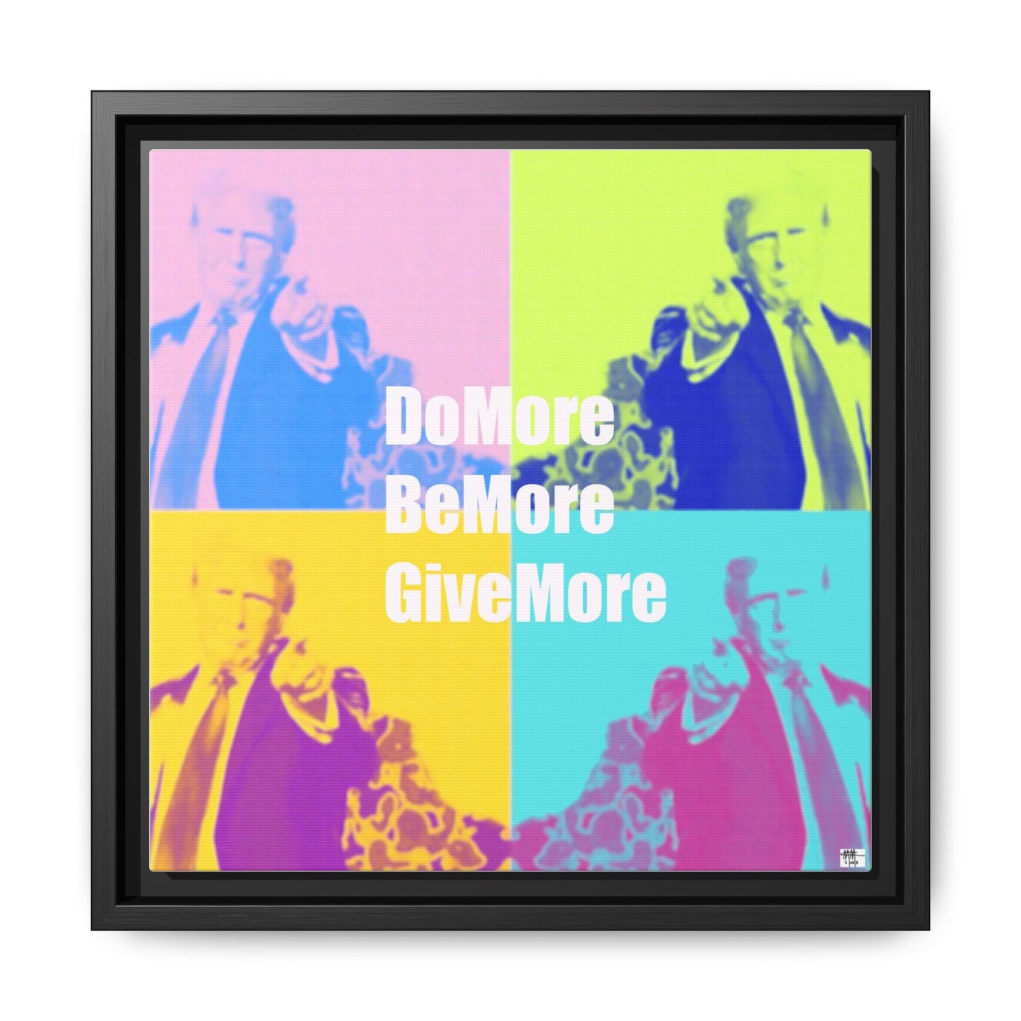 Trump 'Do More, Be More. Give More'  - Framed Canvas