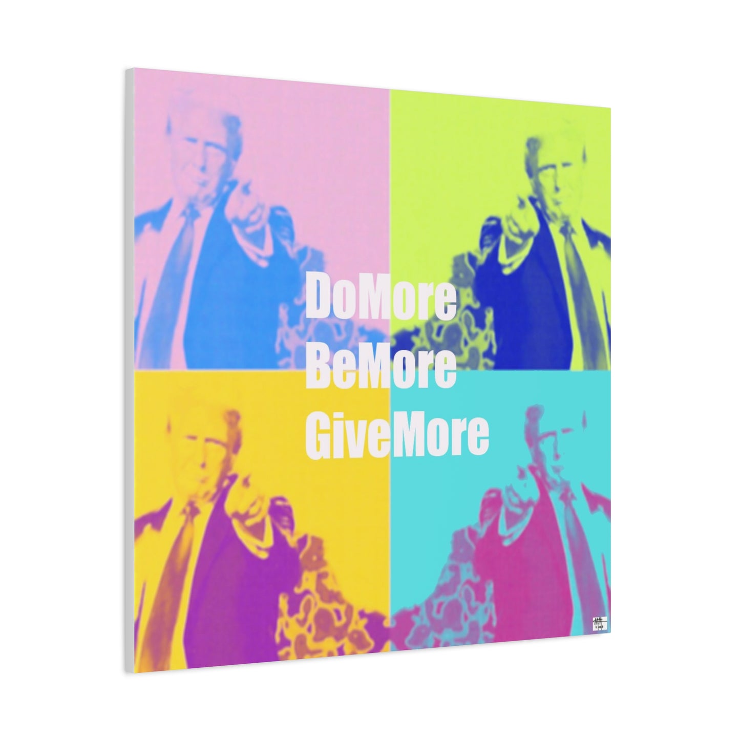 Trump Inspirational Unframed Canvas Art - 'Do More, Be More, Give More'