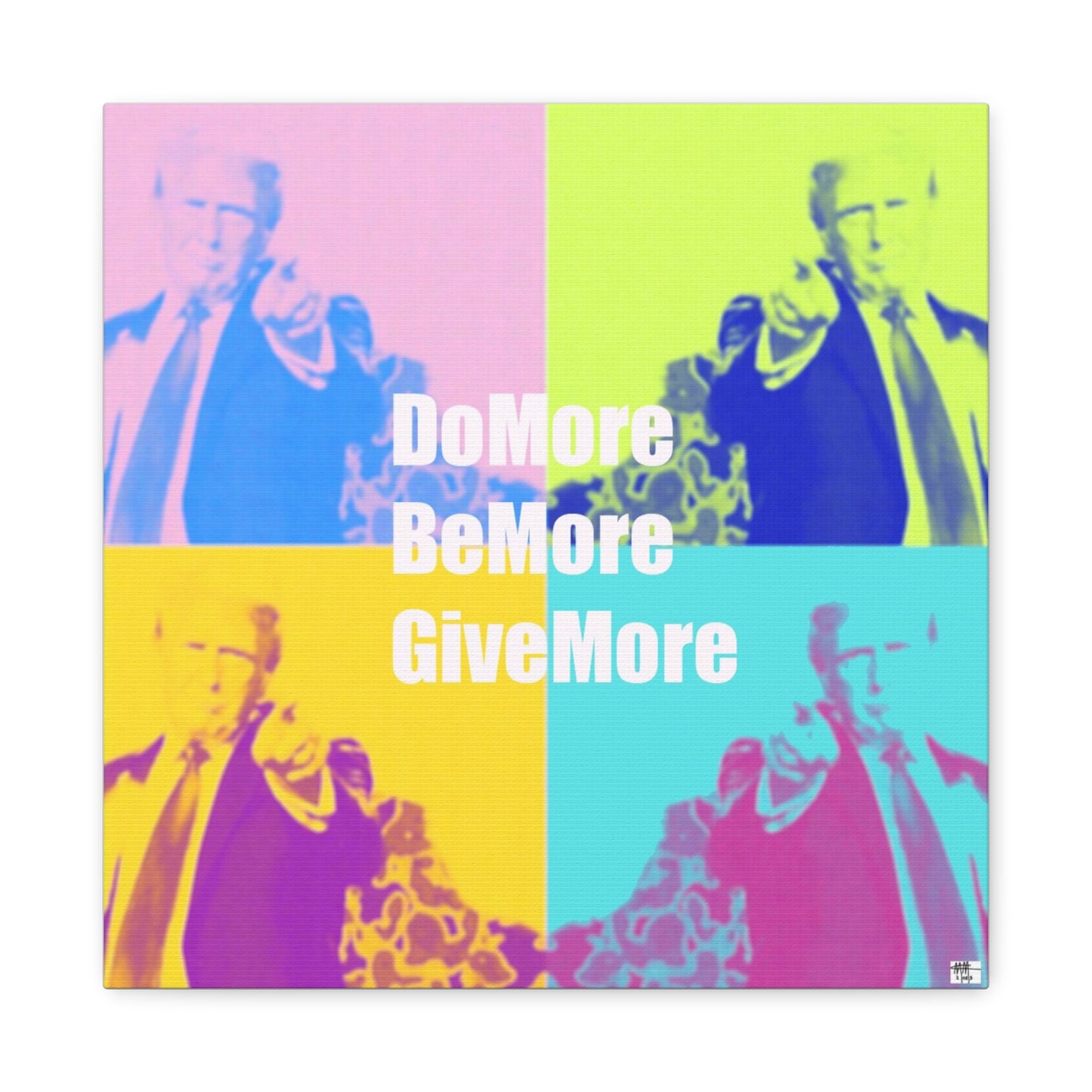 Trump Inspirational Unframed Canvas Art - 'Do More, Be More, Give More'