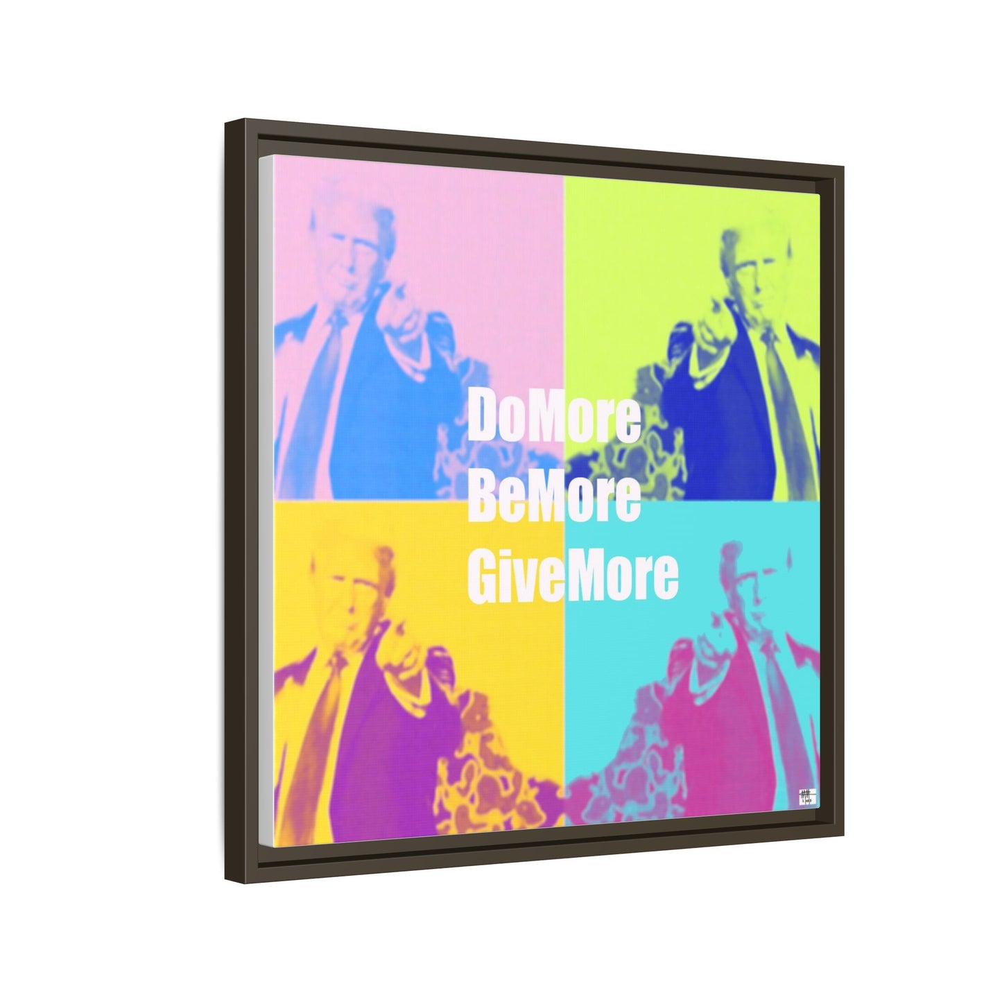 Trump 'Do More, Be More. Give More'  - Framed Canvas