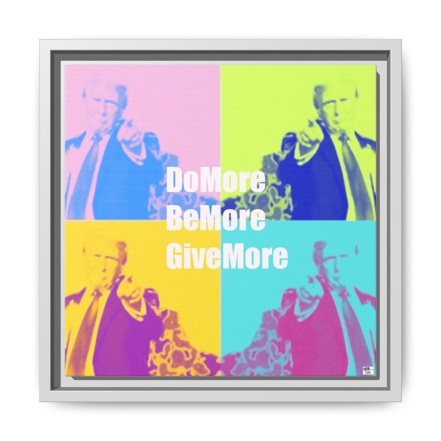 Trump 'Do More, Be More. Give More'  - Framed Canvas