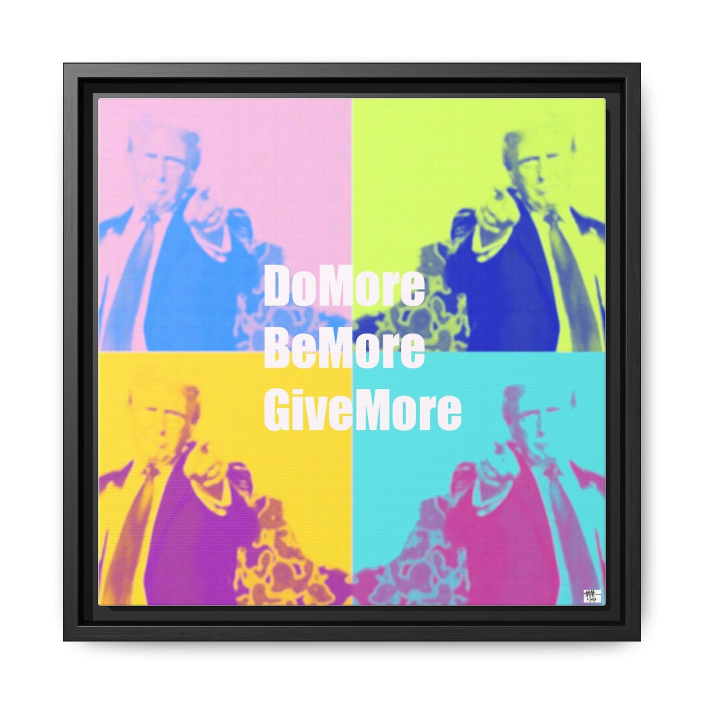 Trump 'Do More, Be More. Give More'  - Framed Canvas