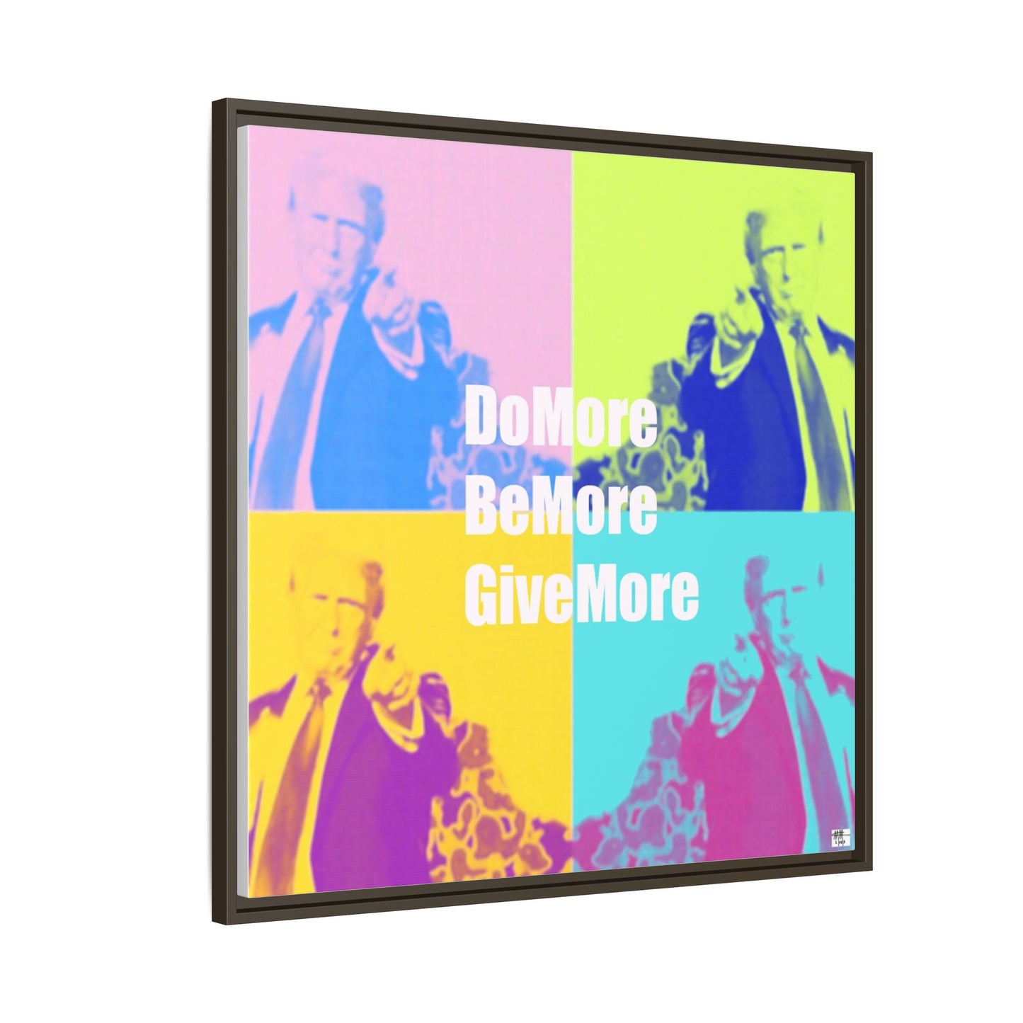 Trump 'Do More, Be More. Give More'  - Framed Canvas