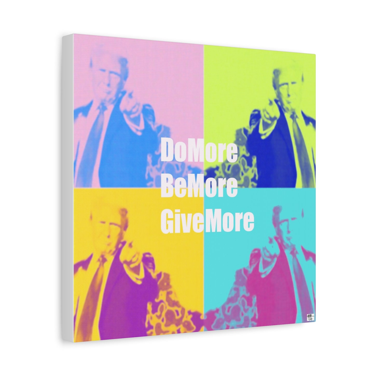 Trump Inspirational Unframed Canvas Art - 'Do More, Be More, Give More'