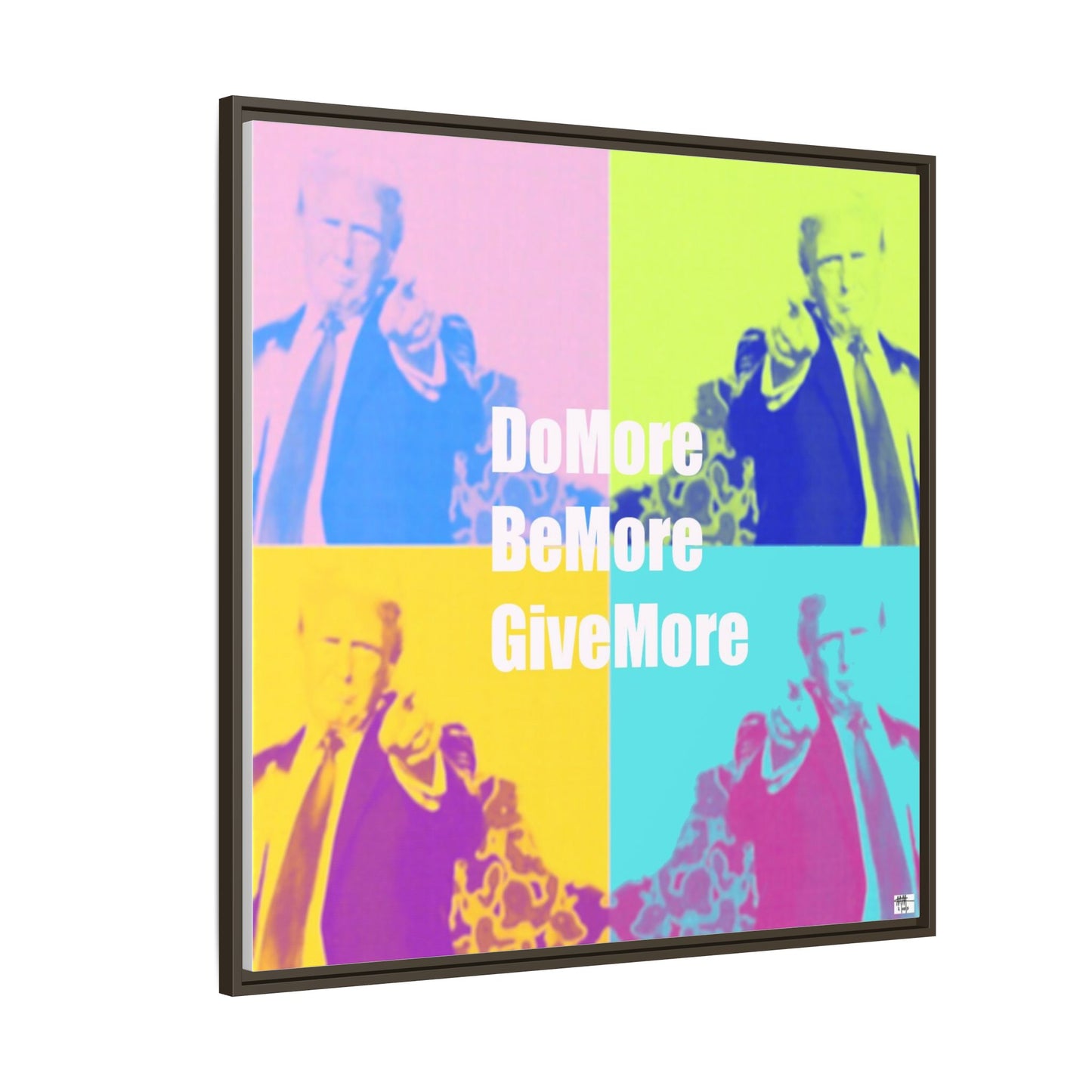 Trump 'Do More, Be More. Give More'  - Framed Canvas