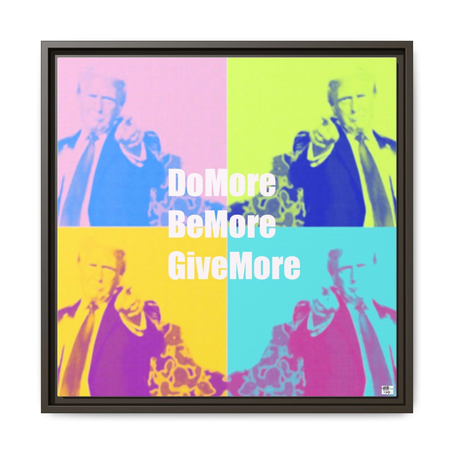 Trump 'Do More, Be More. Give More'  - Framed Canvas